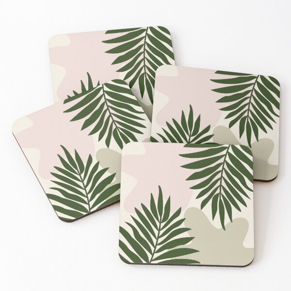 Item preview, Palm Boho Minimalistic Leaves | Abstract Art designed and sold by MindedInc.