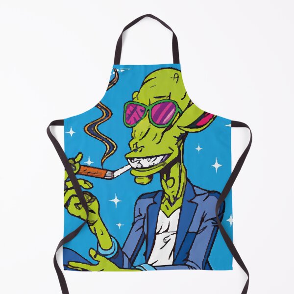 Item preview, Fumar extraterrestre verde designed and sold by faizaart.
