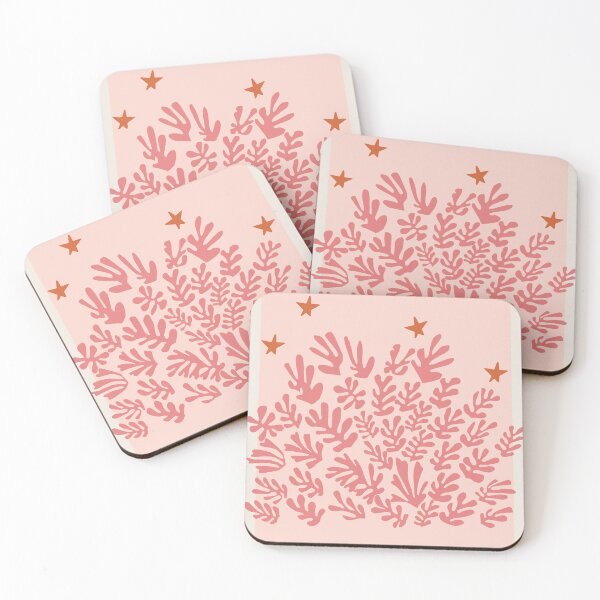 Item preview, Henri Matisse Flower. Paper Decoupes Art stars shades of pink, Matisse Cutout's designed and sold by re-make-.