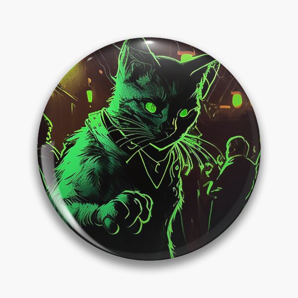 Item preview, Partying Black Cat - Comic Art - Dancing at Nightclub designed and sold by The-Fox-Hole.