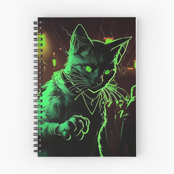Item preview, Partying Black Cat - Comic Art - Dancing at Nightclub designed and sold by The-Fox-Hole.