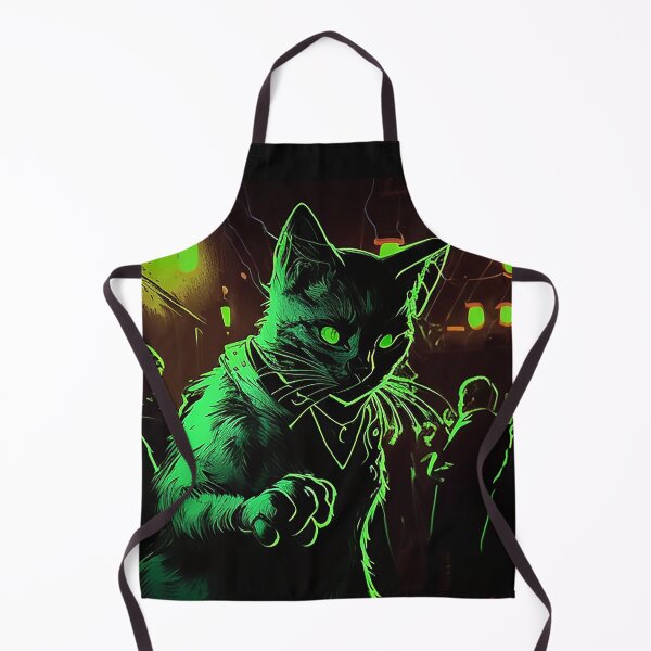 Item preview, Partying Black Cat - Comic Art - Dancing at Nightclub designed and sold by The-Fox-Hole.