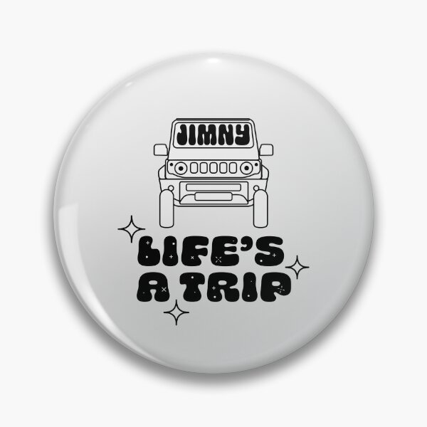 Item preview, Life's a Trip White Jimny | Classic Retro Sticker designed and sold by stoicjimny.