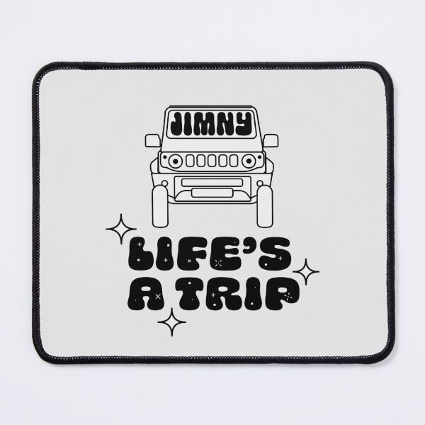 Item preview, Life's a Trip White Jimny | Classic Retro Sticker designed and sold by stoicjimny.