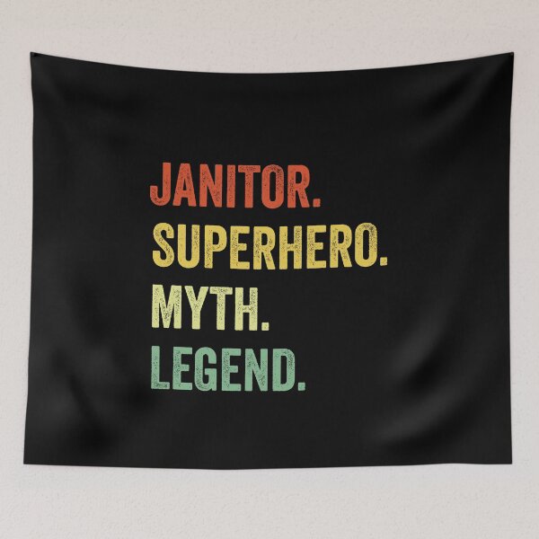 Item preview, Husband Janitor Myth Legend, Janitor Dad Tee for Husband, Janitor Dad Father's Day Gift, Janitor Dad Gift for Him designed and sold by Dogs Geeky⭐⭐⭐⭐⭐.