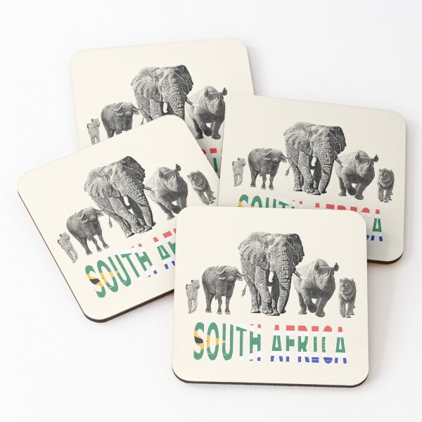 Item preview, South Africa Wildlife Big Five Safari for South Africa Fans designed and sold by Scotch Macaskill.