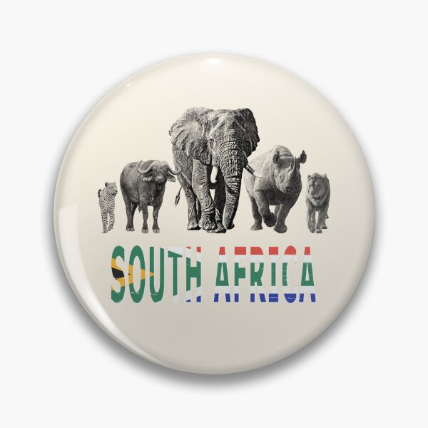Item preview, South Africa Wildlife Big Five Safari for South Africa Fans designed and sold by Scotch Macaskill.