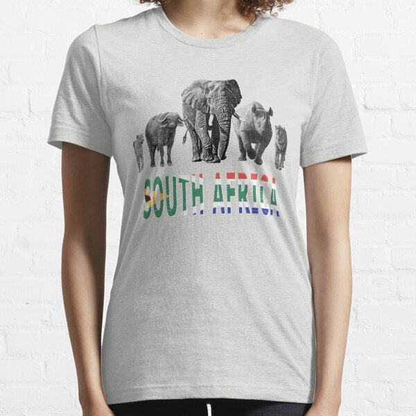 South Africa Wildlife Big Five Safari for South Africa Fans Essential T-Shirt