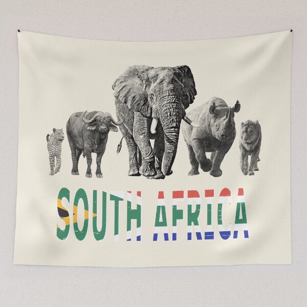 Item preview, South Africa Wildlife Big Five Safari for South Africa Fans designed and sold by Scotch Macaskill.
