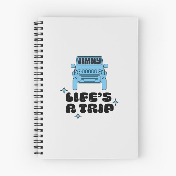 Item preview, Life's a Trip Brisk Blue Jimny | Classic Retro Sticker designed and sold by stoicjimny.