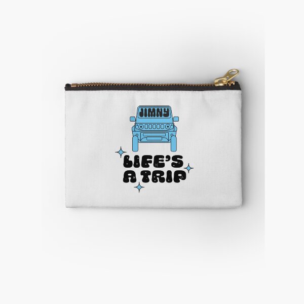 Item preview, Life's a Trip Brisk Blue Jimny | Classic Retro Sticker designed and sold by stoicjimny.