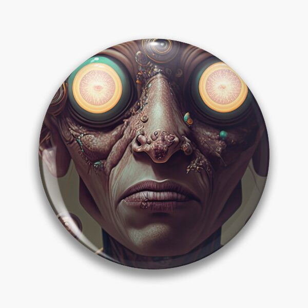 Artikelvorschau, Weird bizarre woman portrait entworfen und verkauft von mrlongfield.