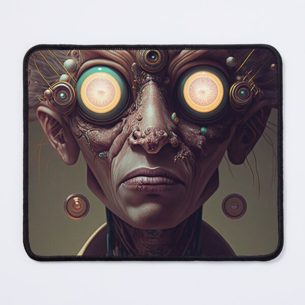 Item preview, Weird bizarre woman portrait designed and sold by mrlongfield.