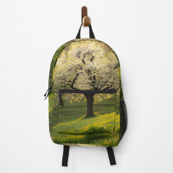 Item preview, White tree in field generated by artificial intelligence designed and sold by megadrina.