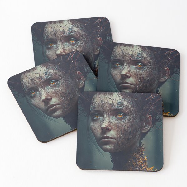 Item preview, Weird bizarre woman portrait designed and sold by mrlongfield.