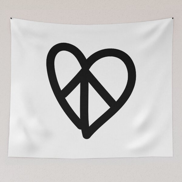 Item preview, Peace&Love Heart designed and sold by Sshara.