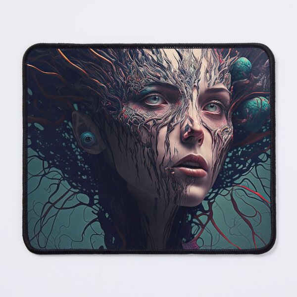 Item preview, Weird bizarre woman portrait designed and sold by mrlongfield.
