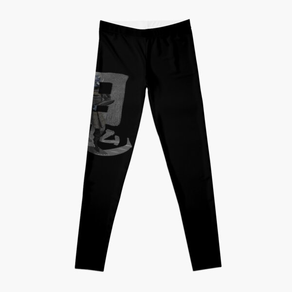 Blue Fierce Warrior Leggings