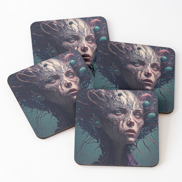 Item preview, Weird bizarre woman portrait designed and sold by mrlongfield.