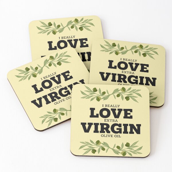 Item preview, I Really Love Extra Virgin Olive Oil - Bold Black designed and sold by Reconocer.