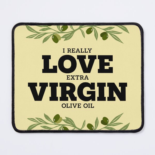 Item preview, I Really Love Extra Virgin Olive Oil - Bold Black designed and sold by Reconocer.