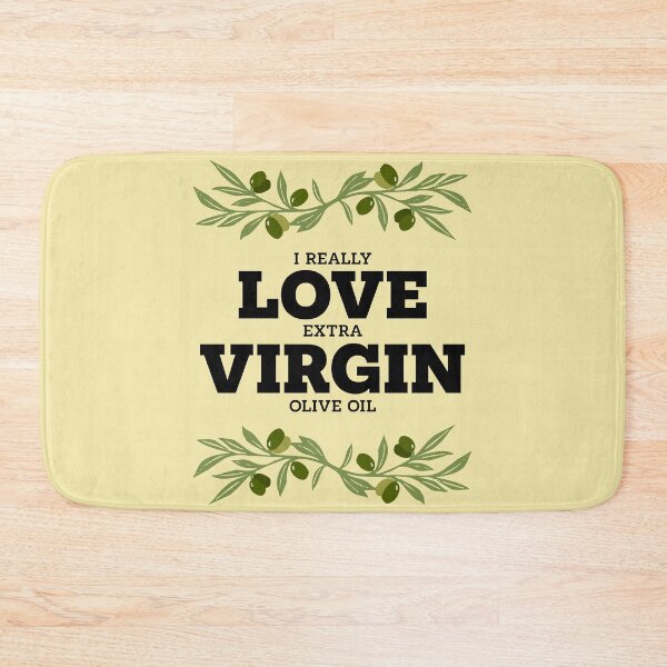 Item preview, I Really Love Extra Virgin Olive Oil - Bold Black designed and sold by Reconocer.