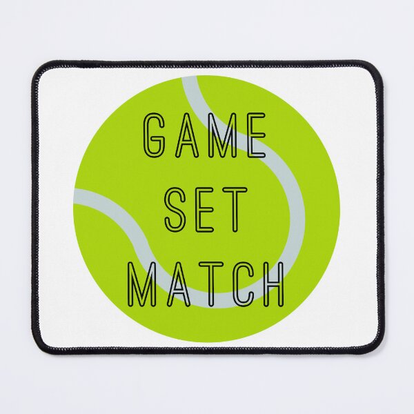 Item preview, Game Set Match Tennis Ball designed and sold by Sports-Stickers.