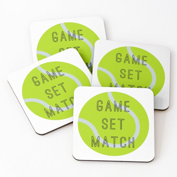 Item preview, Game Set Match Tennis Ball designed and sold by Sports-Stickers.