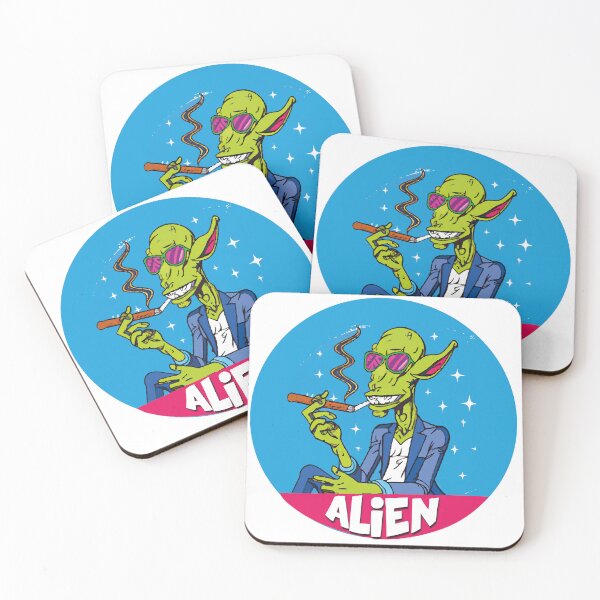 Item preview, Fumar extraterrestre verde designed and sold by faizaart.