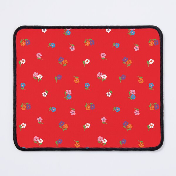 Item preview, RED DITSY RETRO VINTAGE FLOWERS designed and sold by blomastudios.