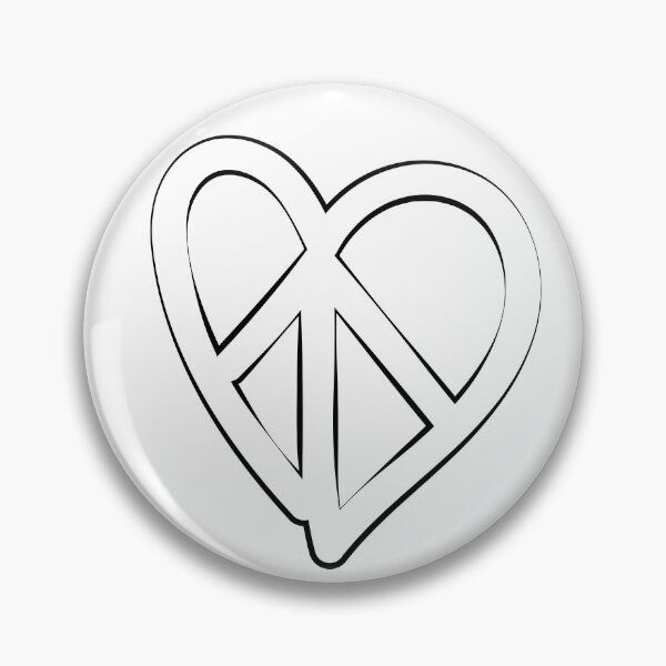 Item preview, Peace&Love Heart Line designed and sold by Sshara.