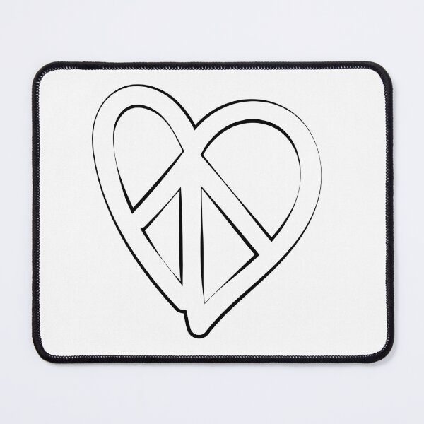 Item preview, Peace&Love Heart Line designed and sold by Sshara.