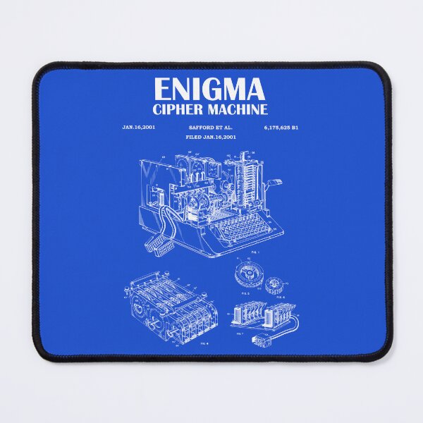 Item preview, Enigma Machine Patent- coding machines- control circuits for electric designed and sold by ismdesigner.