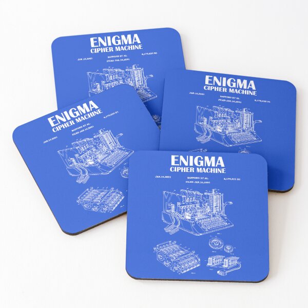 Item preview, Enigma Machine Patent- coding machines- control circuits for electric designed and sold by ismdesigner.