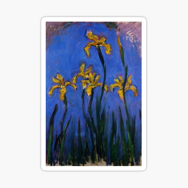 Item preview, Claude Monet Irises designed and sold by timelessfancy.