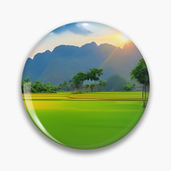 Item preview, Vietnam Rice Field at Sunrise designed and sold by jrk123.