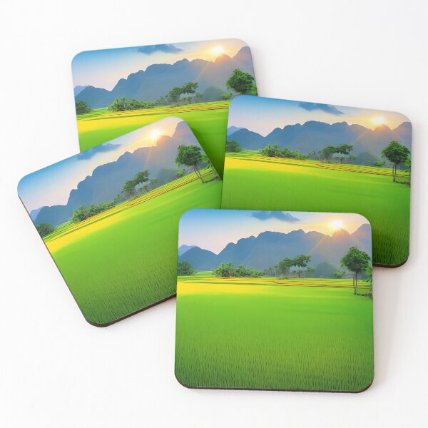 Item preview, Vietnam Rice Field at Sunrise designed and sold by jrk123.