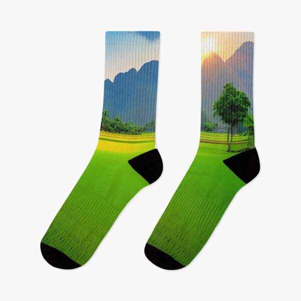 Item preview, Vietnam Rice Field at Sunrise designed and sold by jrk123.