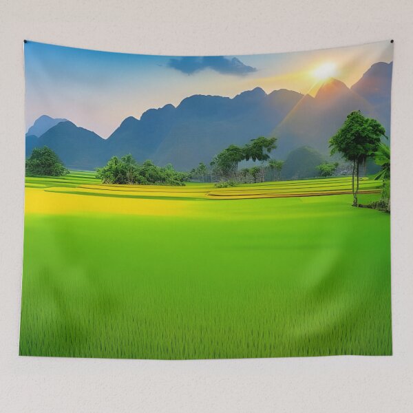 Item preview, Vietnam Rice Field at Sunrise designed and sold by jrk123.