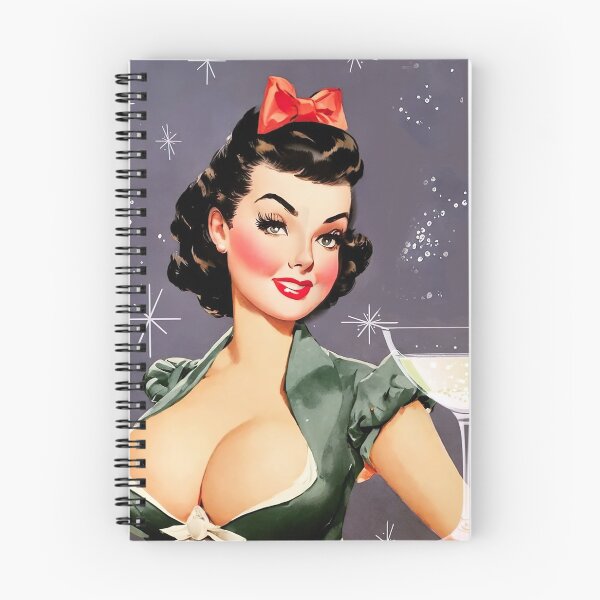 Item preview, Festive New Year Pinup Girl designed and sold by cutestpinups.