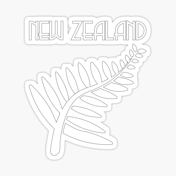 Item preview, New Zealand fern New Zealander gift designed and sold by TheGloriousJoey.