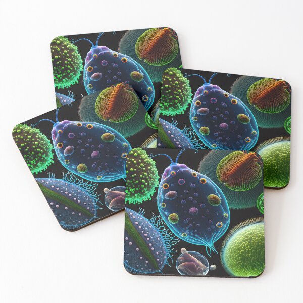 Item preview, Imagined Biology Fun Colorful Microscopic Organisms designed and sold by FunWearVM.