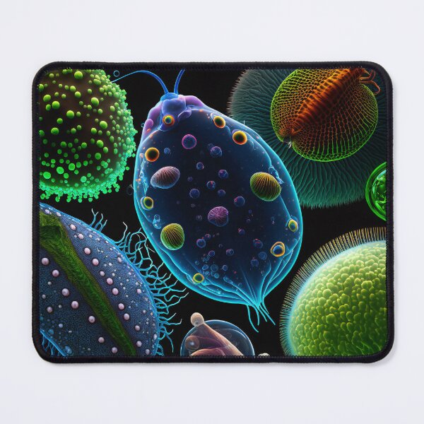 Item preview, Imagined Biology Fun Colorful Microscopic Organisms designed and sold by FunWearVM.