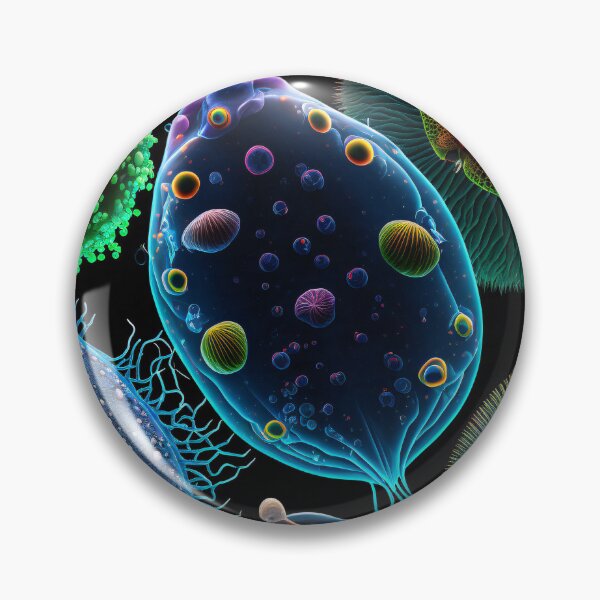 Item preview, Imagined Biology Fun Colorful Microscopic Organisms designed and sold by FunWearVM.