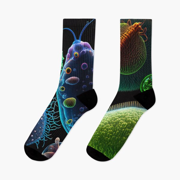 Item preview, Imagined Biology Fun Colorful Microscopic Organisms designed and sold by FunWearVM.