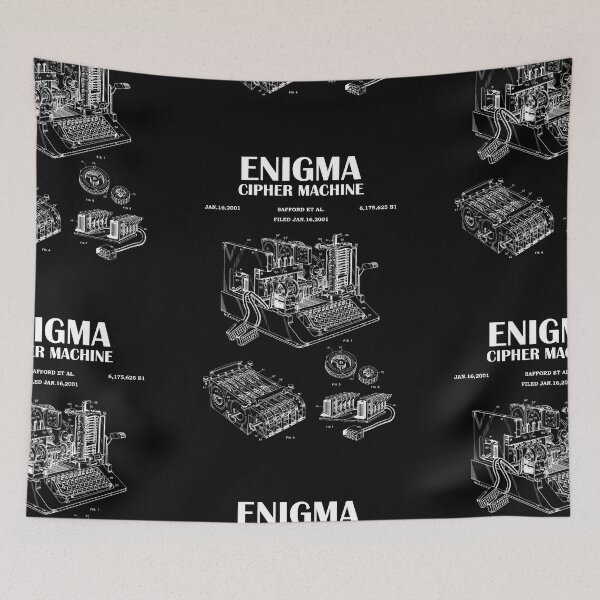Item preview, Enigma Machine Patent- coding machines- control circuits for electric designed and sold by ismdesigner.