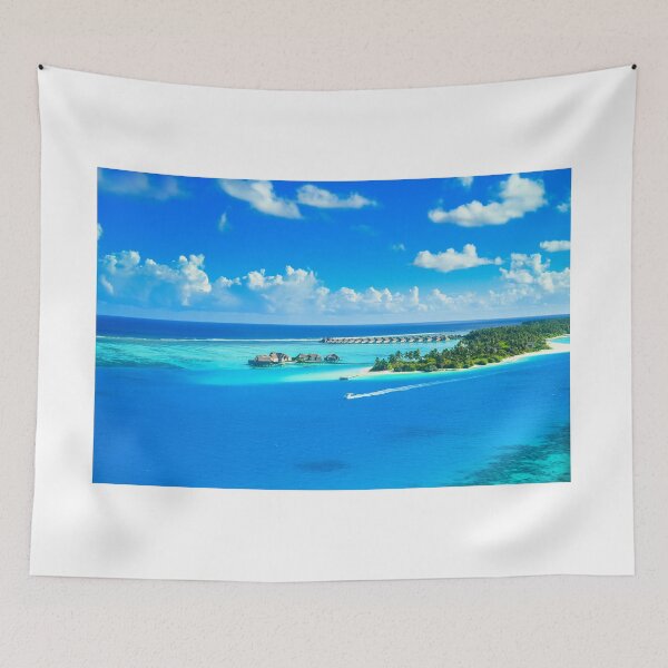 Item preview, Turquoise Blue Ocean, Maldives designed and sold by newburyboutique.