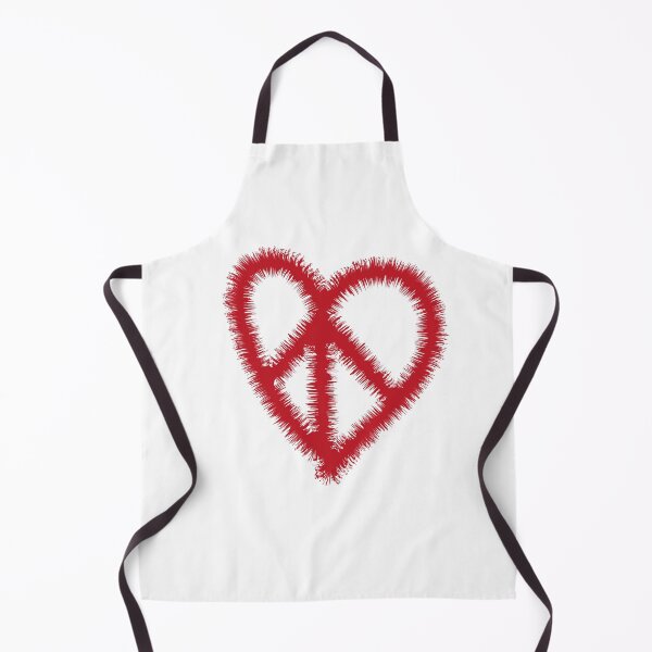 Item preview, Peace&Love Red Heart designed and sold by Sshara.
