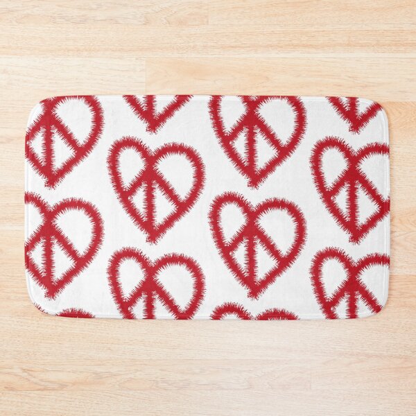 Item preview, Peace&Love Red Heart designed and sold by Sshara.