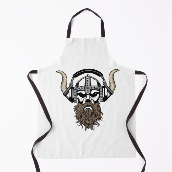 Item preview, viking vintage skull beard with headphone designed and sold by Wonka ⭐⭐⭐⭐⭐.